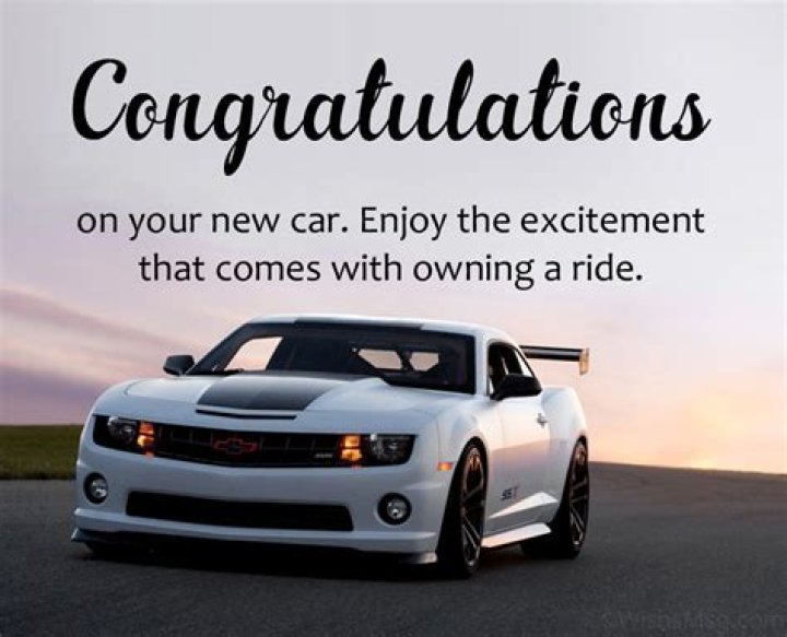 "Congrats On New Car Quotes" Explored
