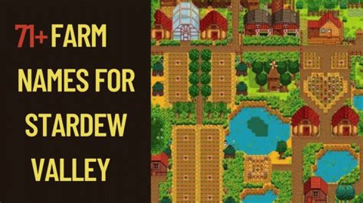 Discover The Enchanting World Of "Stardew Valley" Farm Names