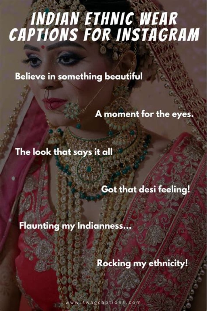 Unveiling The Art Of Indian Outfit Captions For Instagram