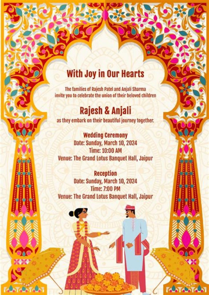 Unveiling The Enchanting World Of Wedding Invite Indian Wordings
