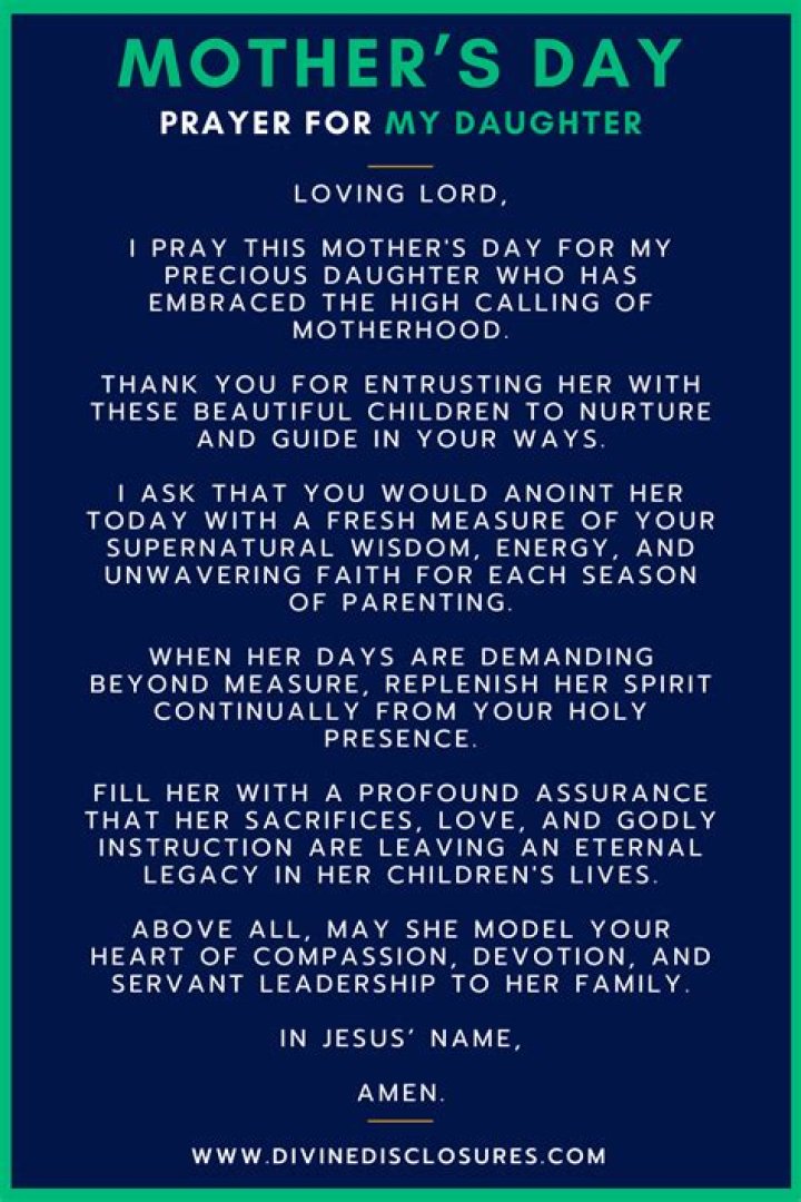 Unveiling The Power Of A Daughter's Prayer For Her Mother
